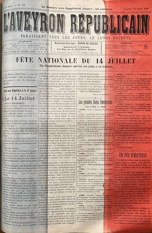 Presse 14 juillet