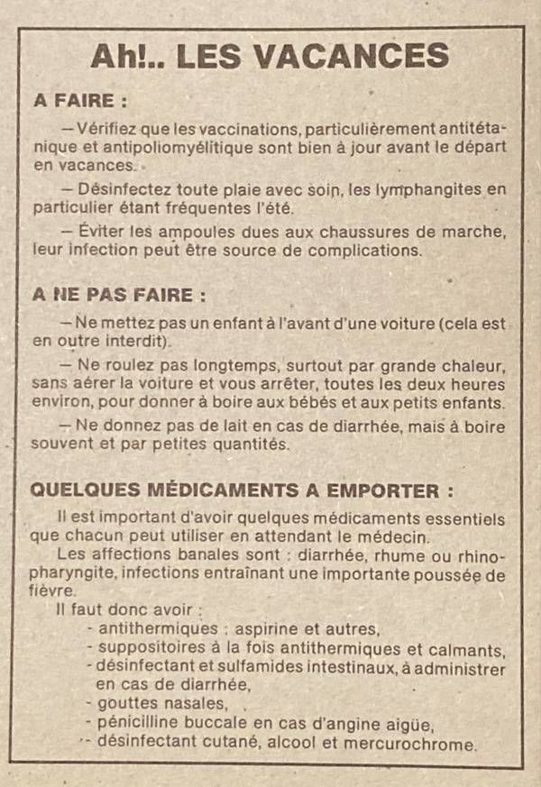 Vacances