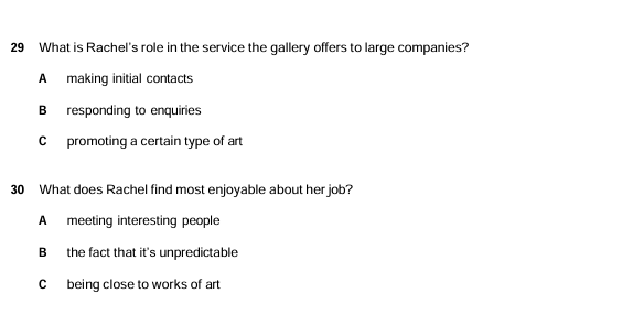 FCE B2 Listening Part 4 2