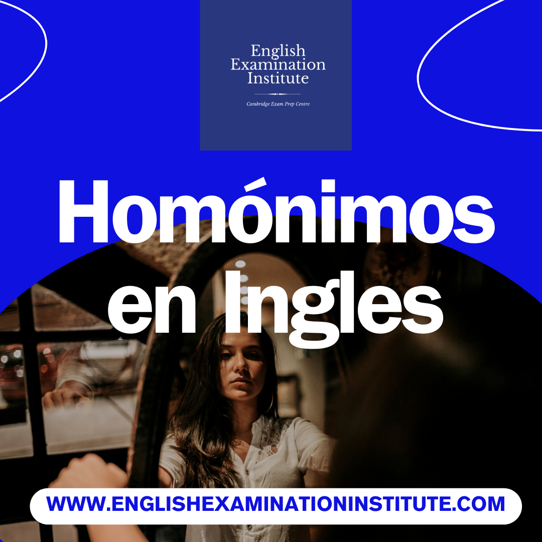 Homophones en ingles EEI English Examination Institute