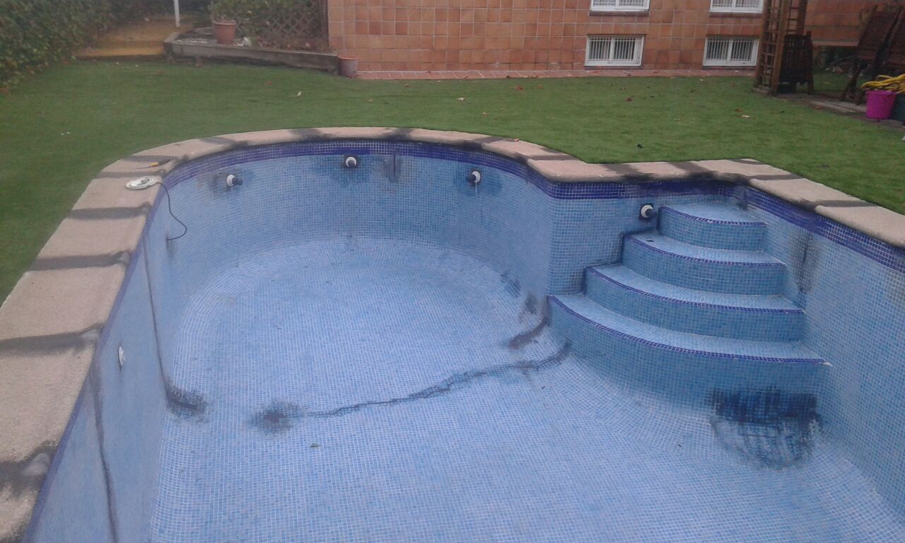 Rehabilitación piscina pozuelo madrid, Fugascaner
