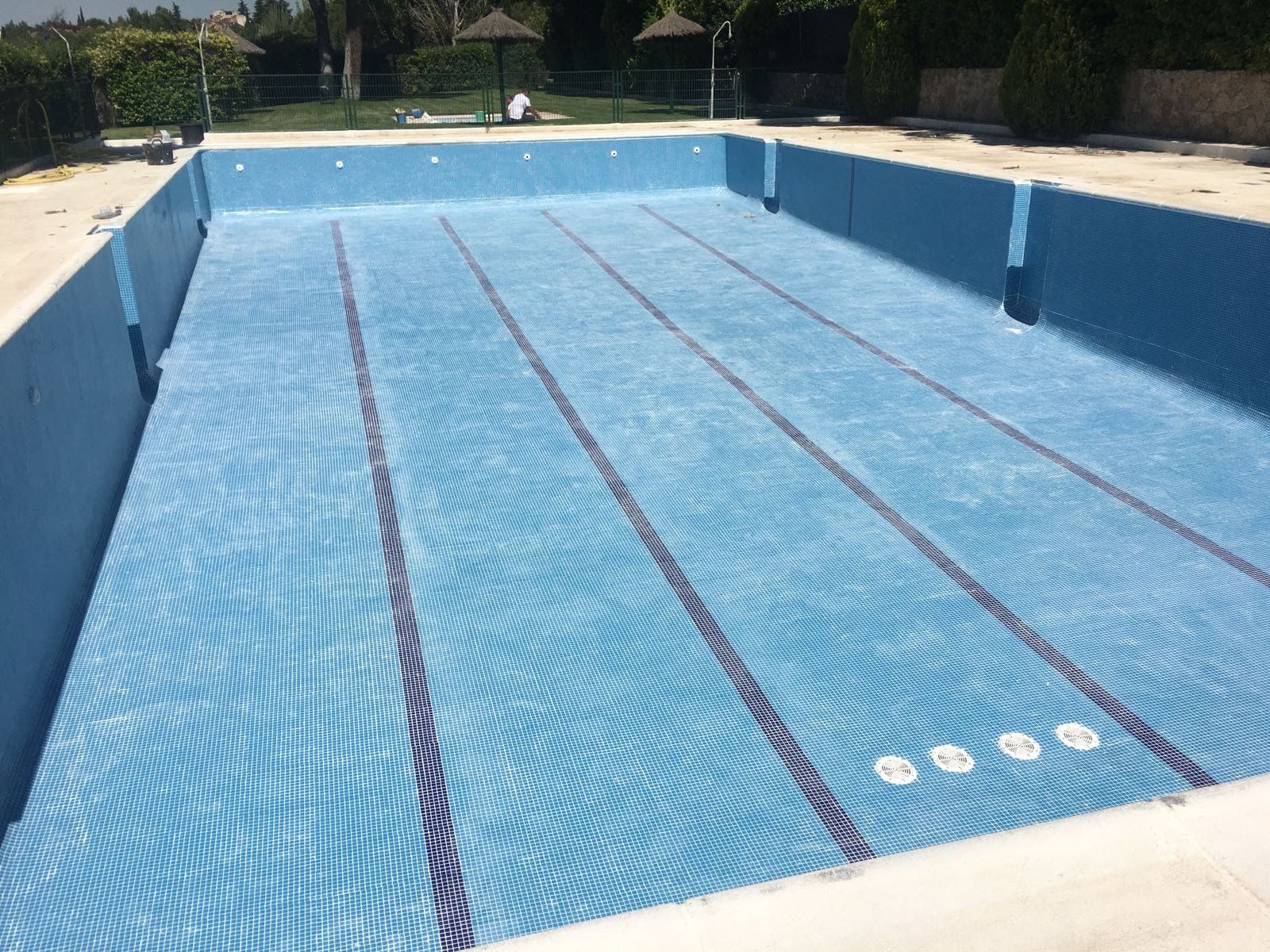 Rehabilitación piscinas boadilla, madrid, Fugascaner