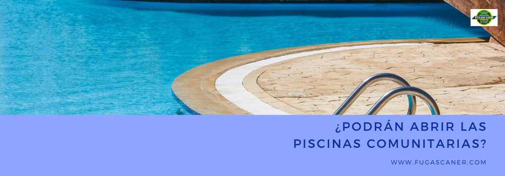 podrás abrir las piscinas comunitarias