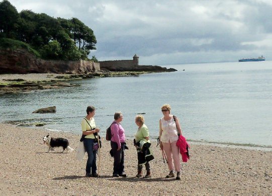 Regular Walking Group, at Pathhead Sands Walking Group at Pathhead Sands