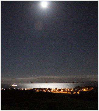 Moonlight over Kinghorn