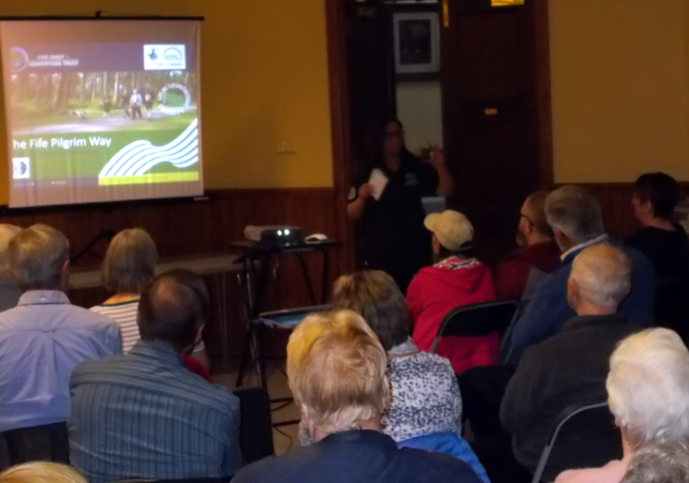 Regular educational presentations are given for Friends and visitors Presentations for Craigencalt Trust