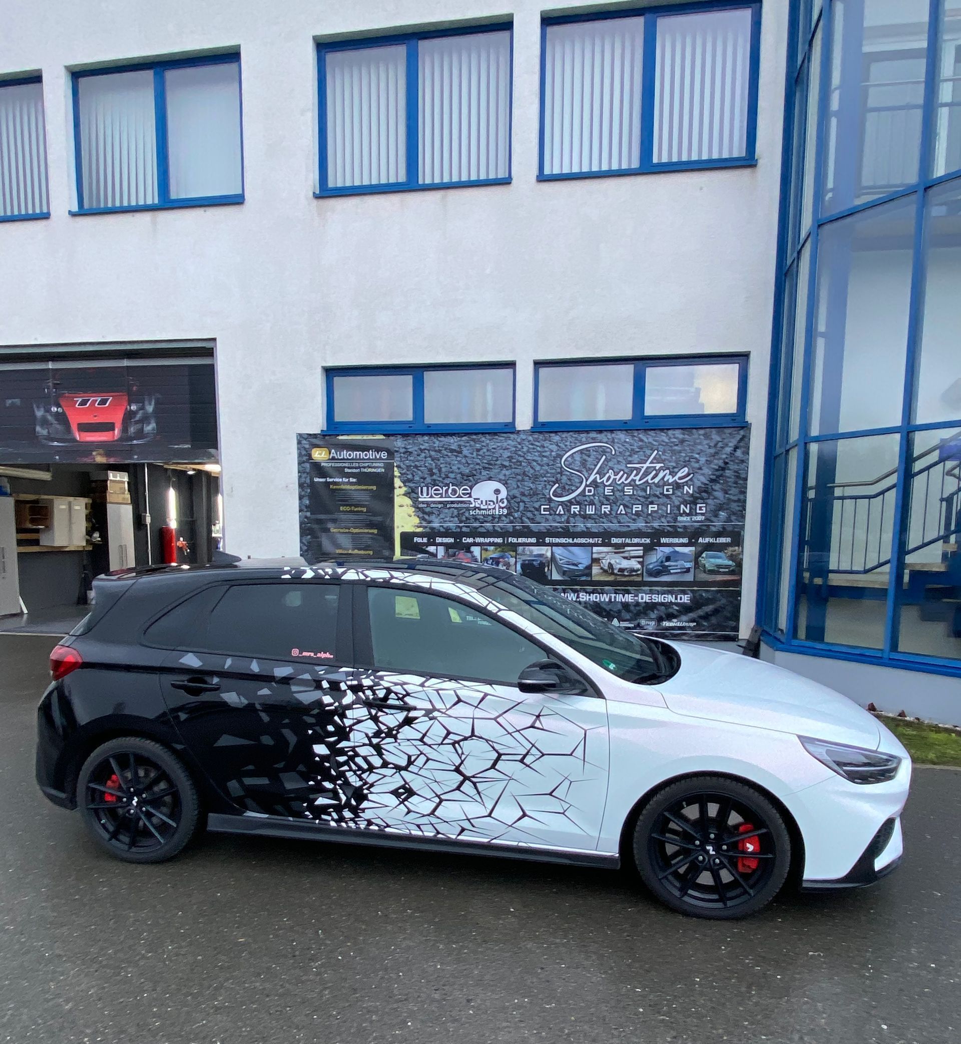 Folierung Gera Thüringen Folie Wrapping Design Showtime-Design Lackschutz Porsche PPF Lackschutzfolie