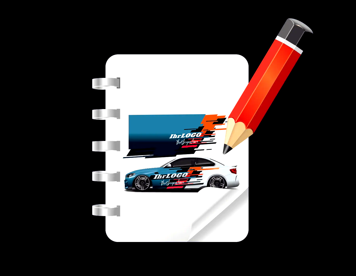 Individuelle Werbung - Design im Digitaldruck Folierung Gera Thüringen Folie Wrapping Design Showtime-Design Lackschutz Porsche PPF Lackschutzfolie