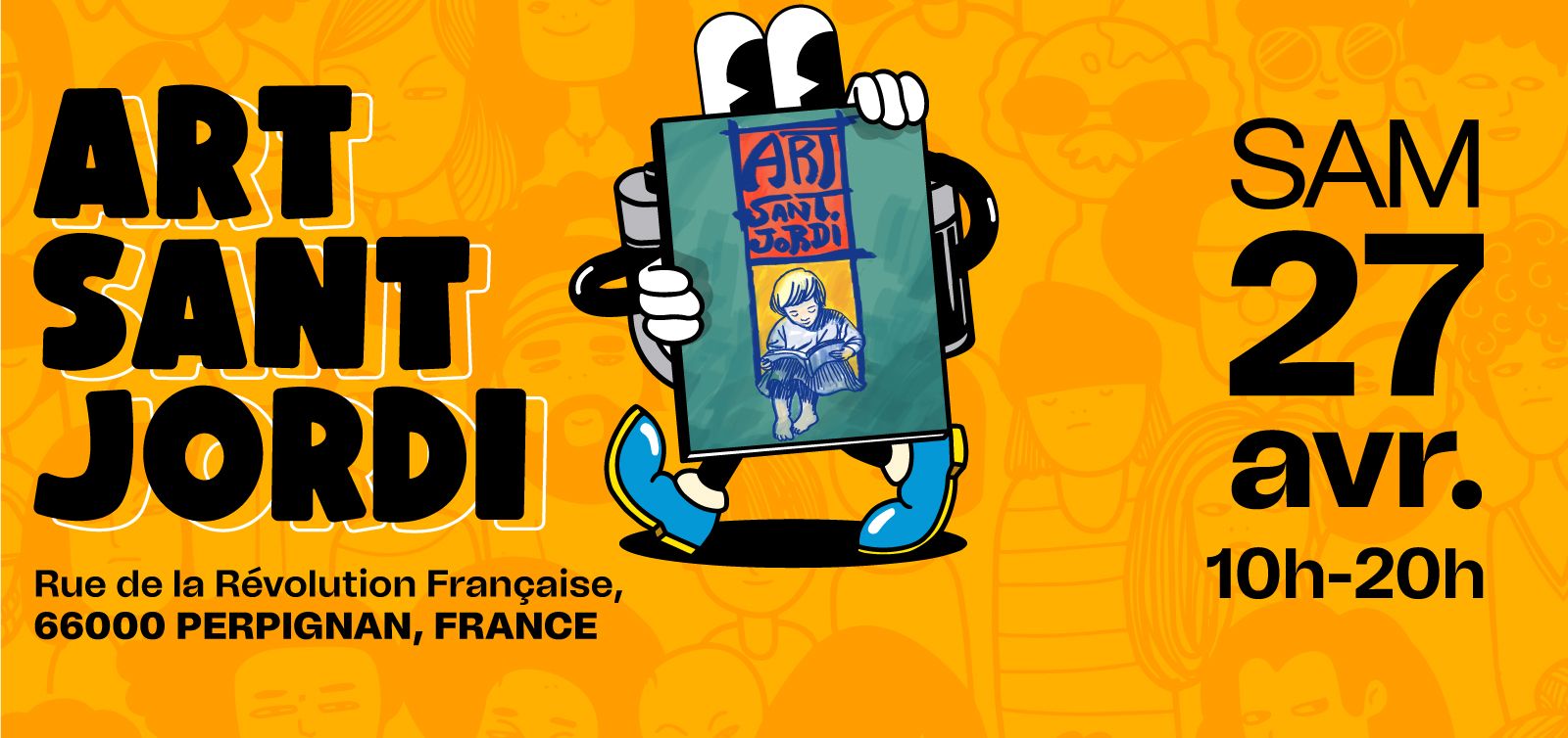 Le Collectif divergent participe à
l'ART SANT JORDI 2024