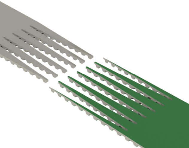 Courroies soudée avec jonction