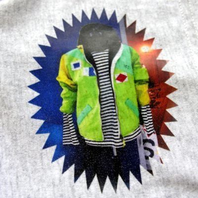 Fotodruck auf hellem Textil MacroFlock Technologie