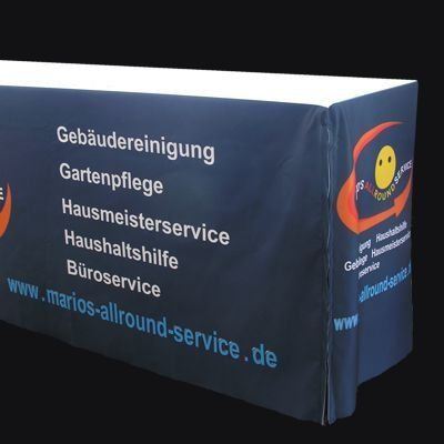 Messestand-Husse / Tisch-Husse