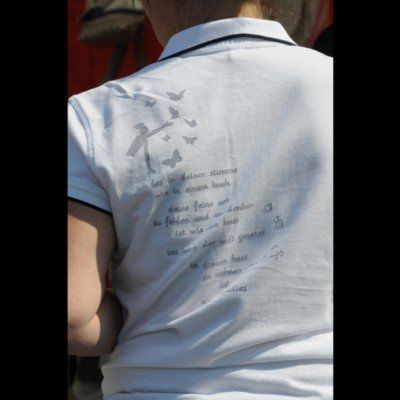 Polo-Shirt beflockt MacroFlock