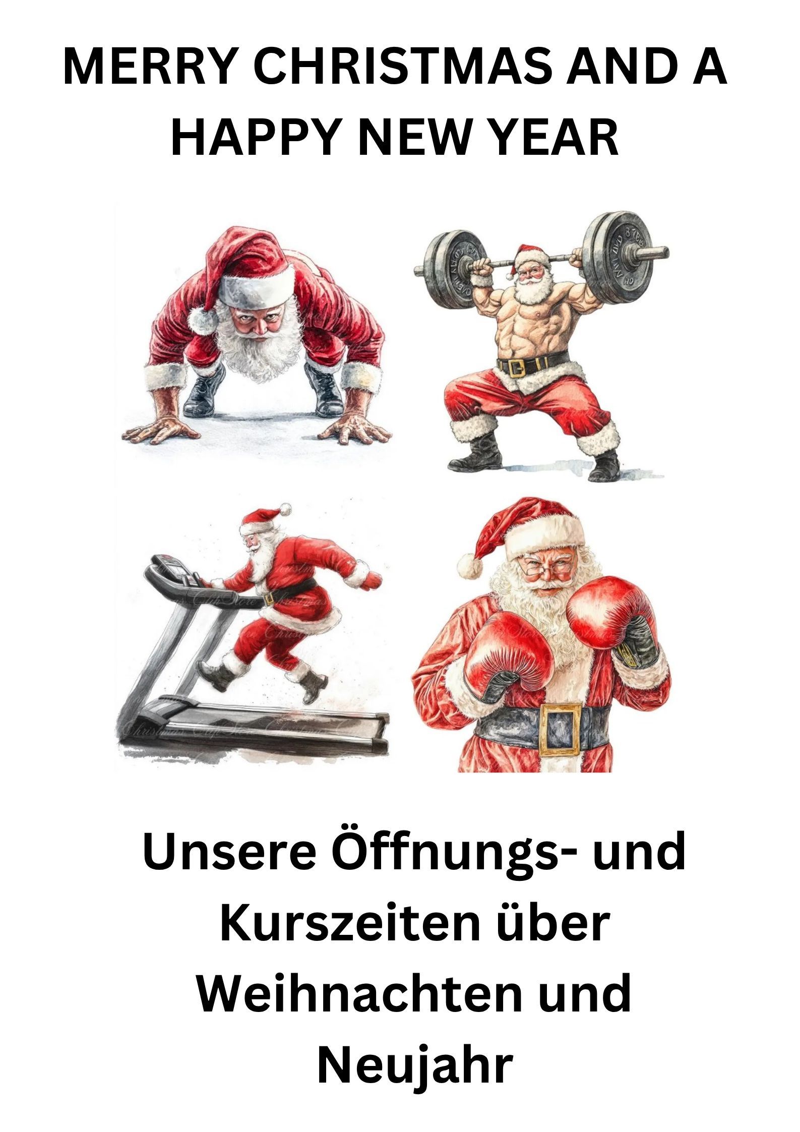 Öffnungszeiten Weihnachten