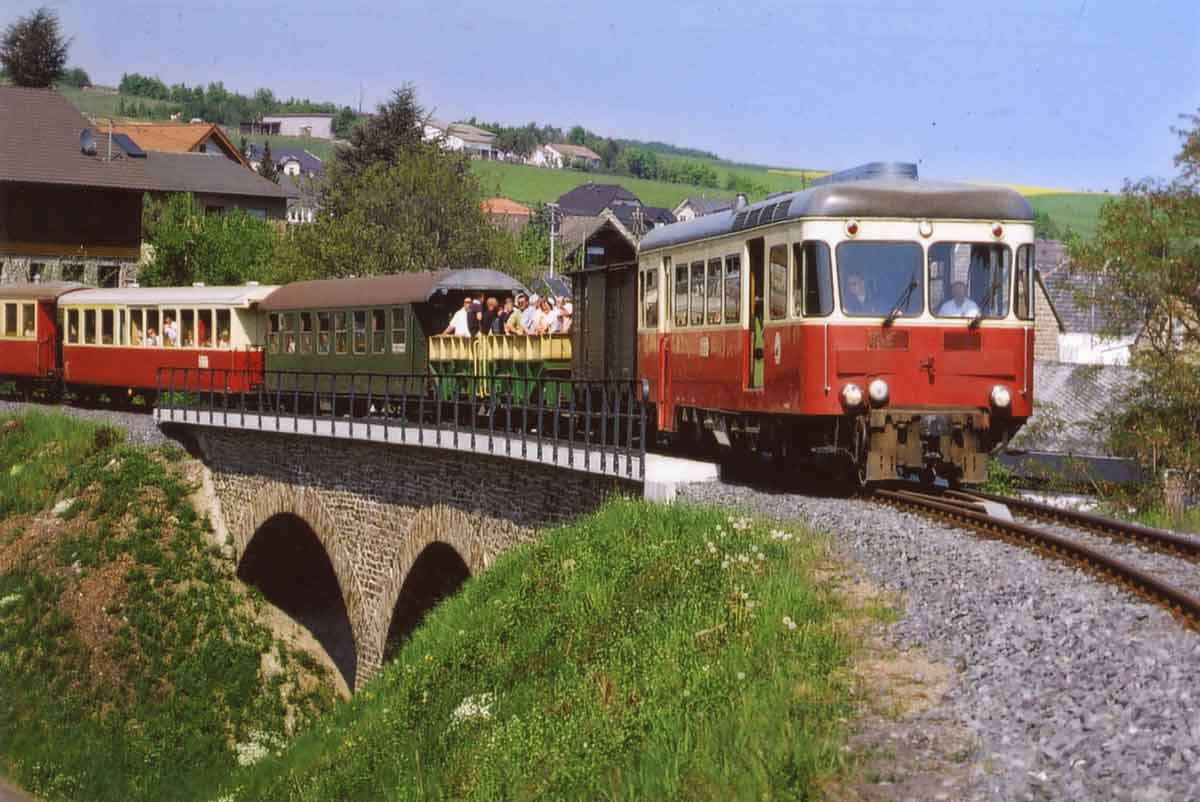 Brohltalbahn Vulkan-Expreß, auch Bimmelbahn in Oberzissen