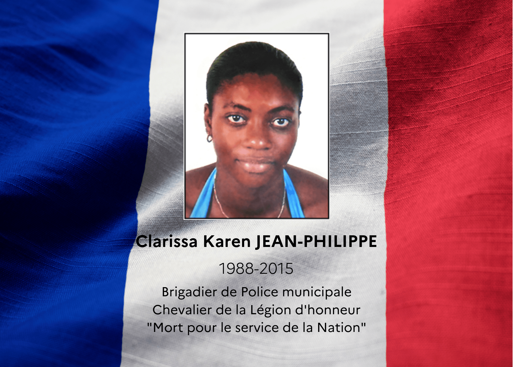 Carrières-sous-Poissy n’oublie pas Clarissa JEAN-PHILIPPE : Nou sé Clarissa !