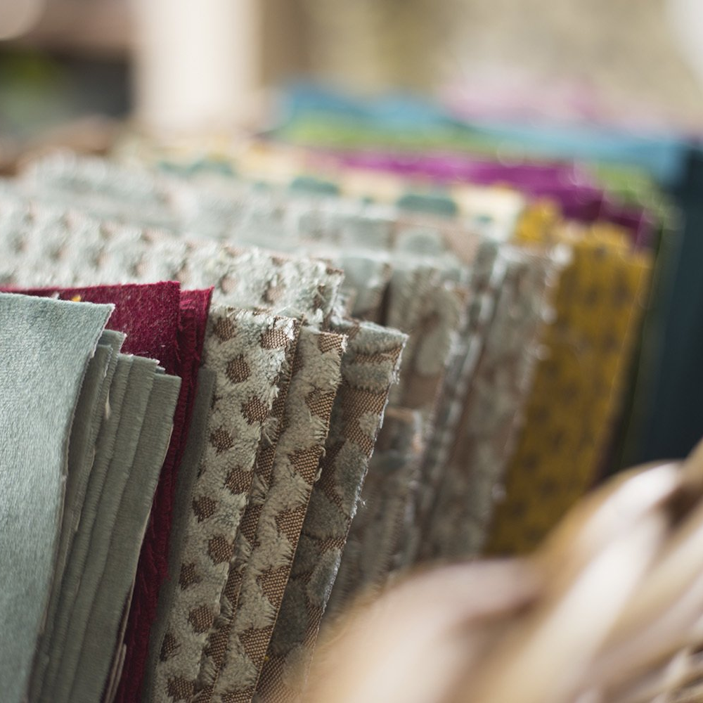 upholstery fabric samples to view