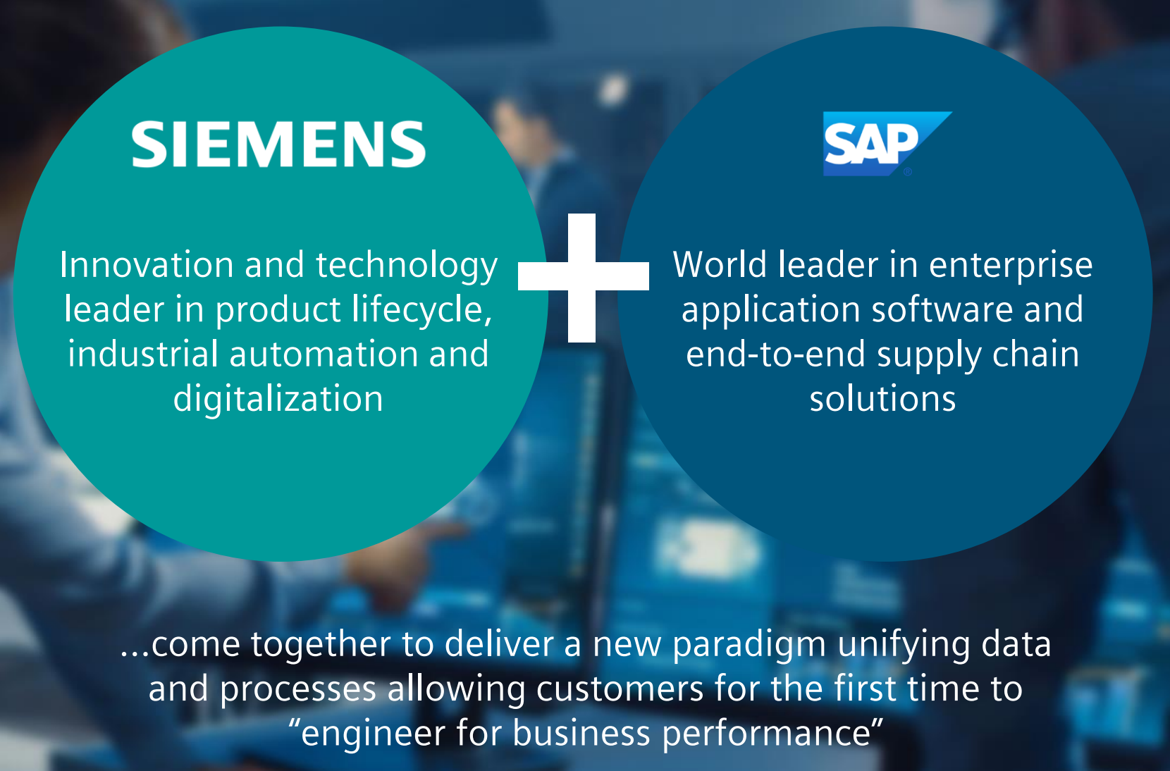 Nahtlose Zusammenarbeit zwischen Siemens und SAP bei Produktentwicklung und Fertigung