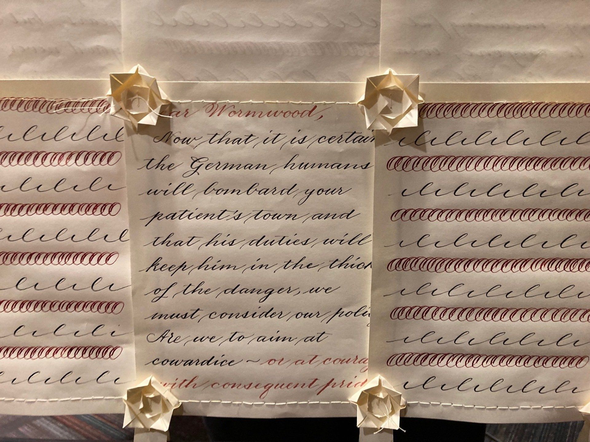 Andrea Tosten, detail of paper quilt, 2022. Andrea Tosten, detail of paper quilt, 2022.