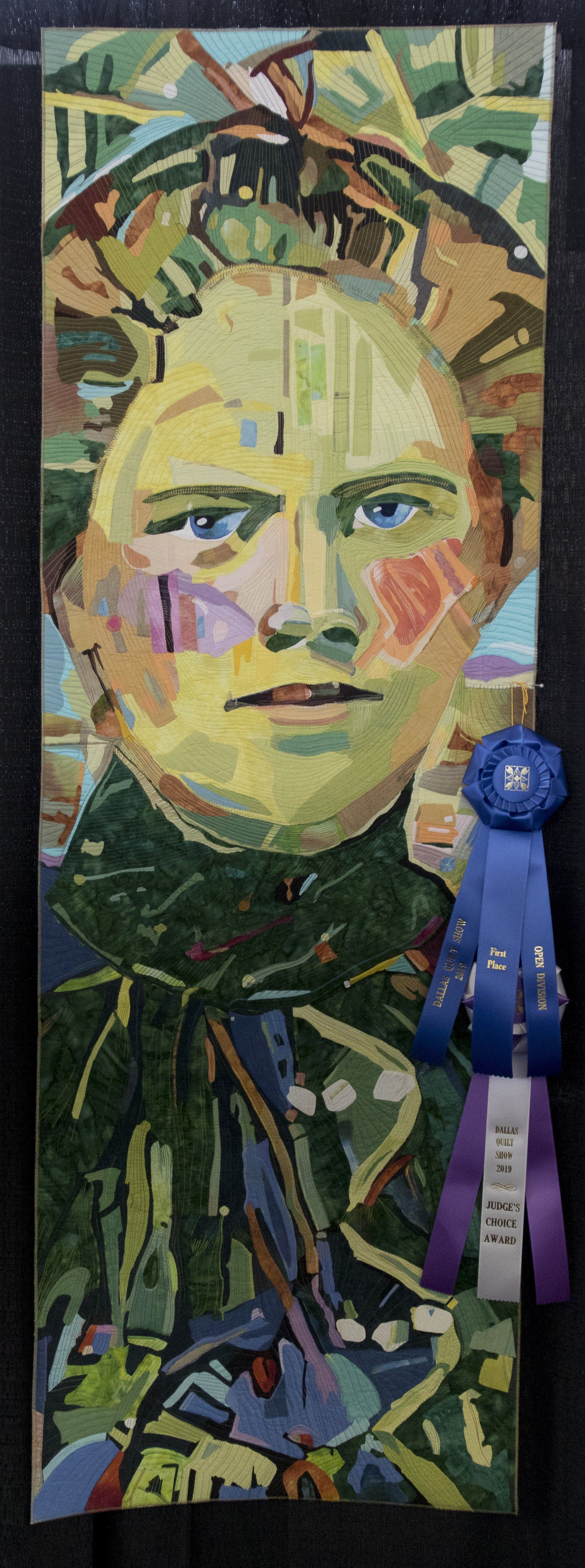 Cynthia England Judges Choice and First Place, Pictorial Quilts Category