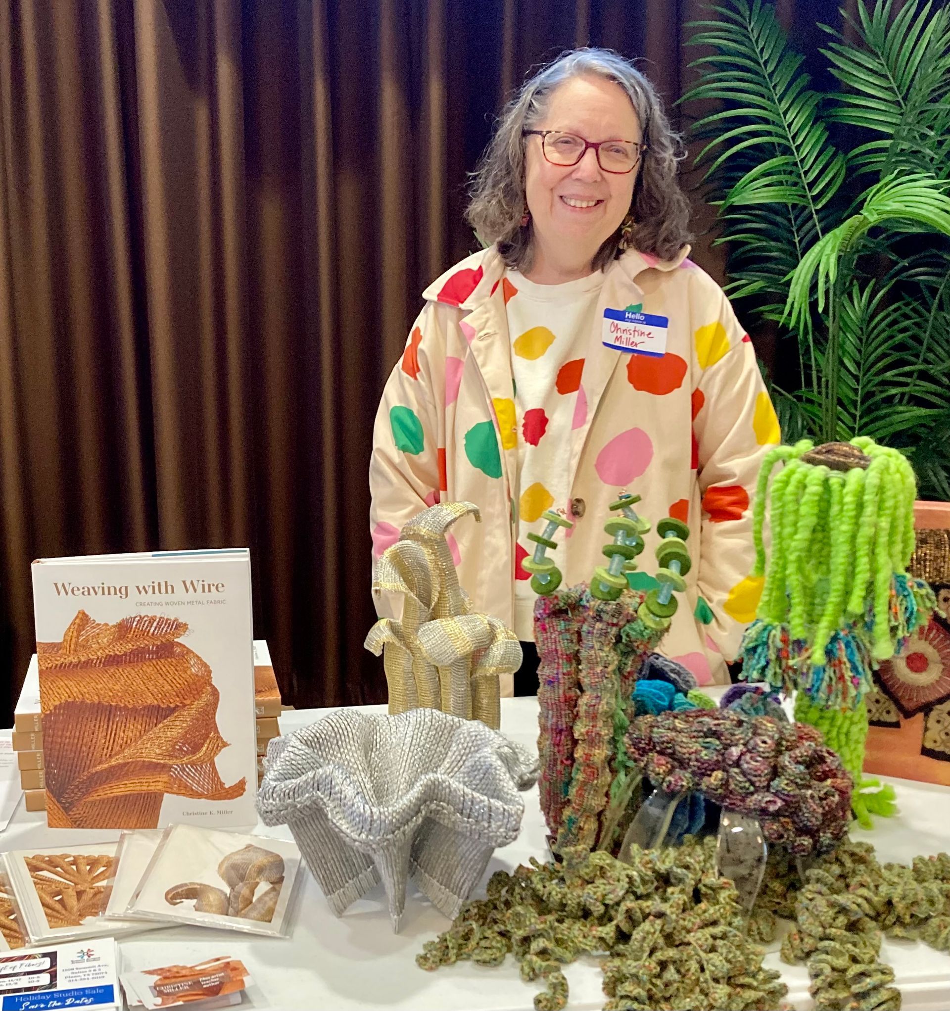 Christine Miller, author of Weaving with Wire.