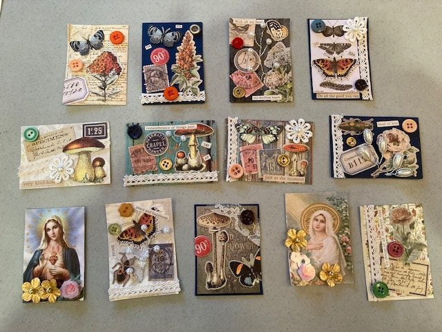 Various DAFA Artists, Artist Trading Cards, 2022. Various DAFA Artists, Artist Trading Cards, 2022.