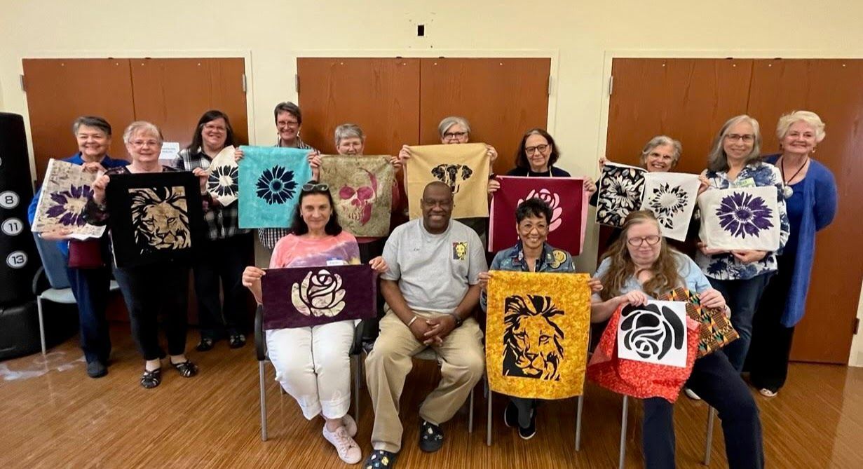 Leo Ransom and attendees at our April 2025 meeting.
