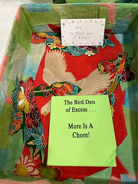 Beth Swider, The Bird Den of Excess, 2022. Beth Swider, The Bird Den of Excess, 2022.