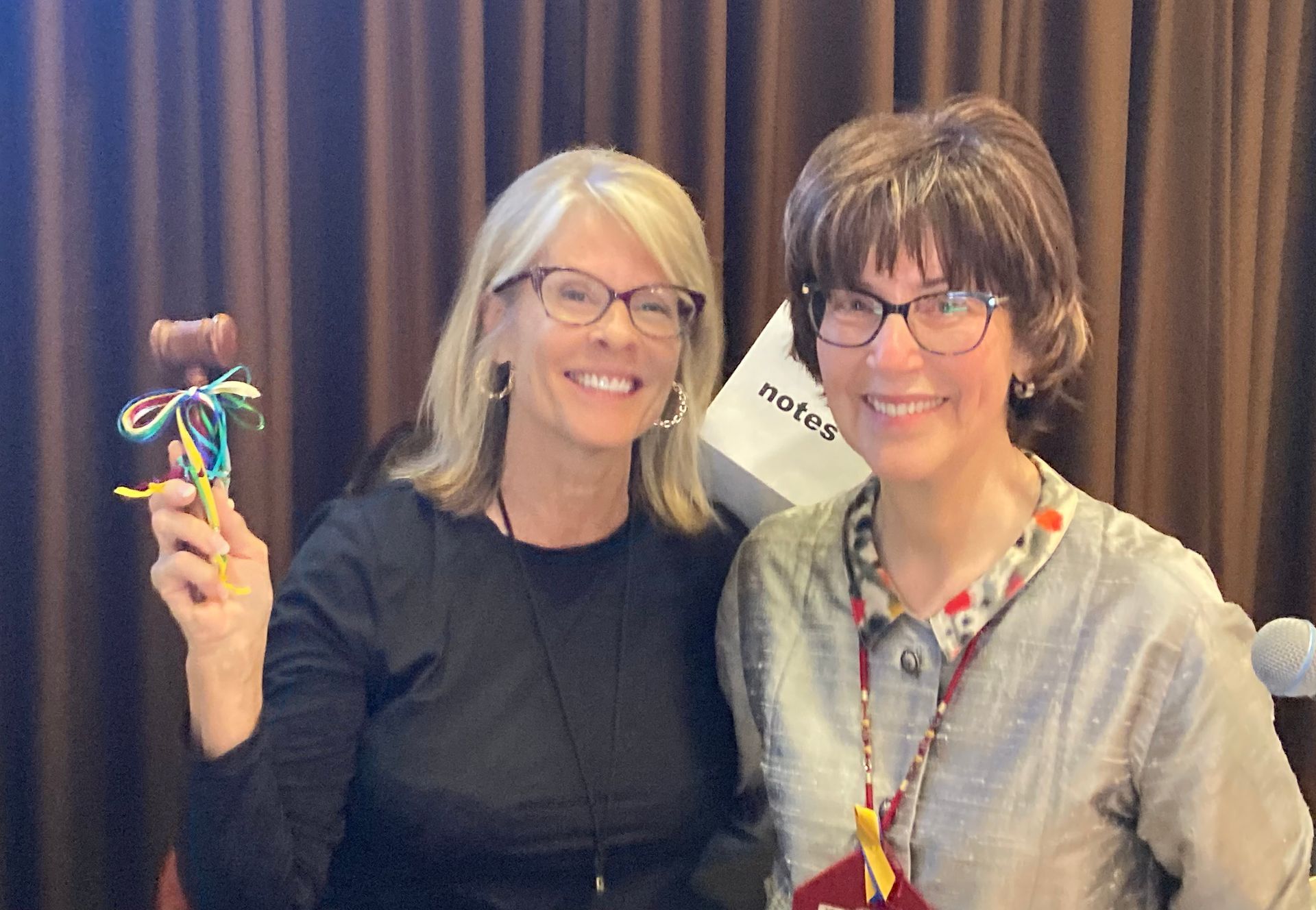 Karen Zupanic and Lu Peters, August 2023.