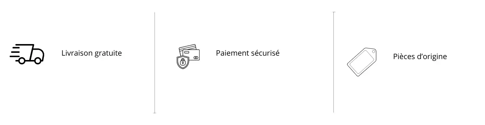 Nos services de Livraison Nos services : Livraison gratuite, paiement sécurisé, pièces d'origine