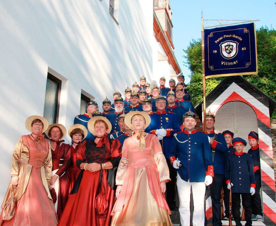 Gruppenbild PPG, Treppe