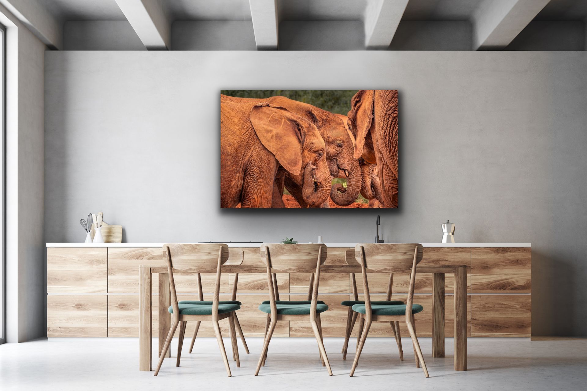 Example of image # Elephant GP D853918 on a wall in a home