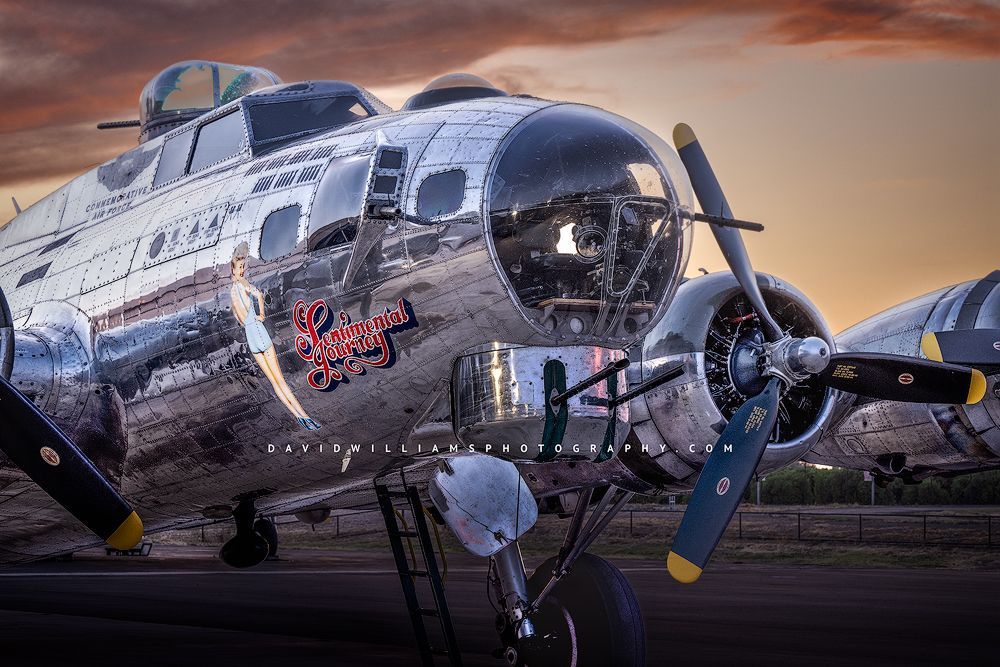 B-17 bomber on display at the Commemorative Air Force Museum in Arizona A B17 at the Commemorative Air Force Museum, AZ
