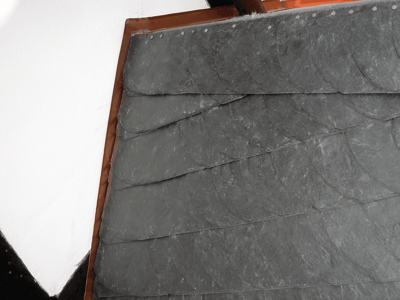 Schieferarbeiten Überdach