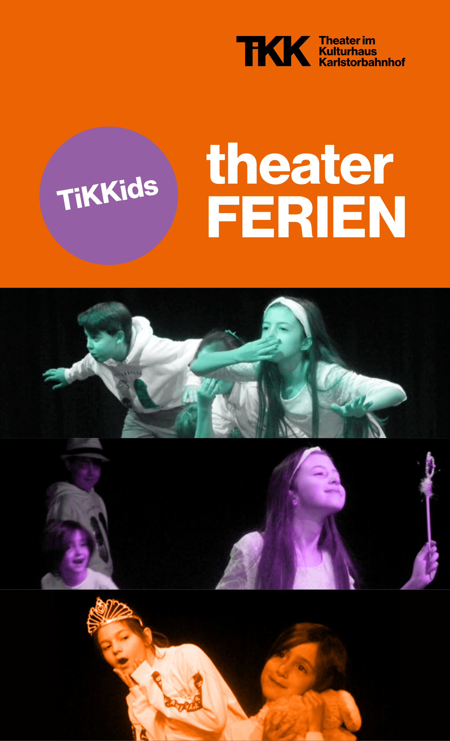 TiKKids TheaterFERIEN Flyer TiKKids TheaterFERIEN Flyer
