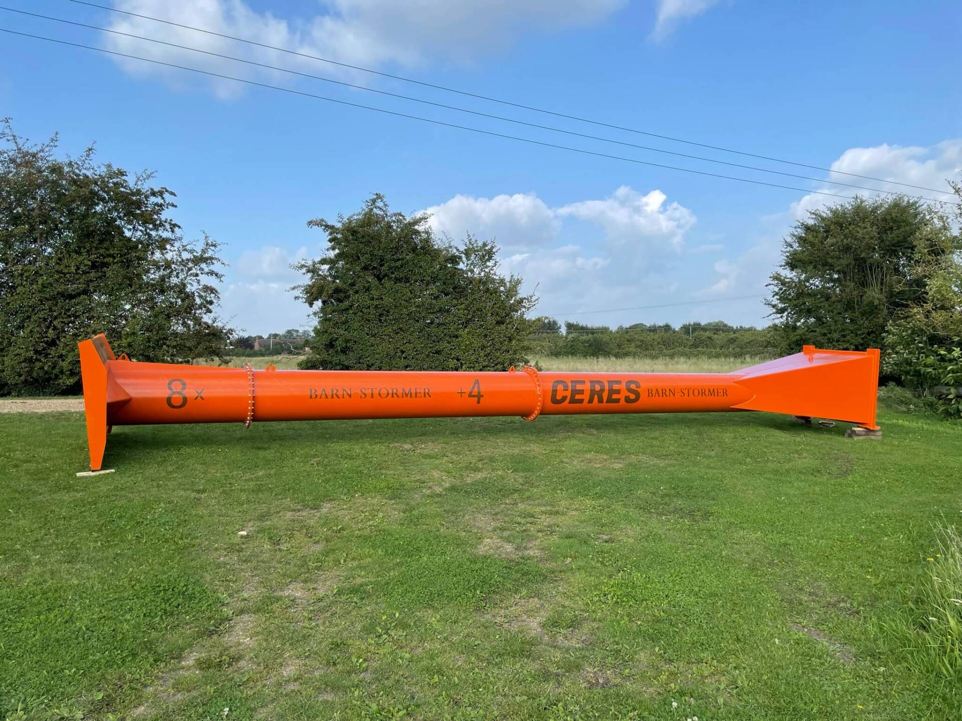 Ceres Barn-Stormer Grain Pusher Loading Shovel