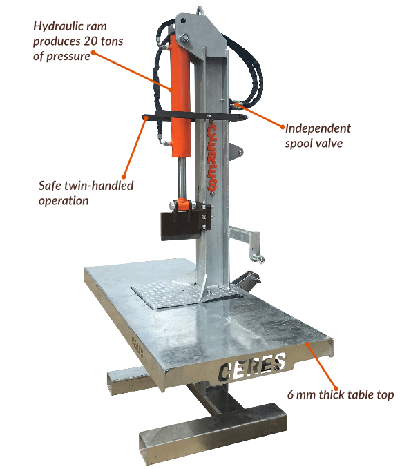 Ceres Log Splitter Features Ceres Log Splitter Features