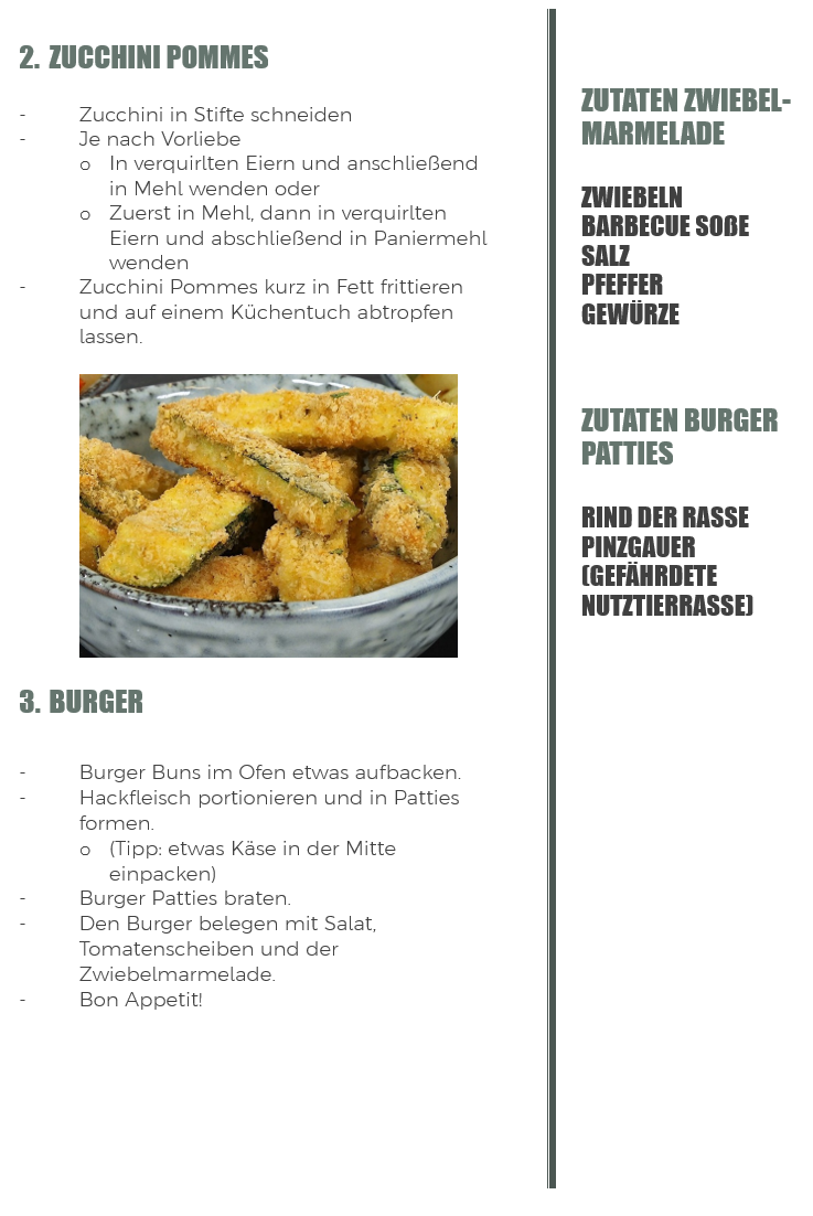 Rezept Zucchini mit Pommes