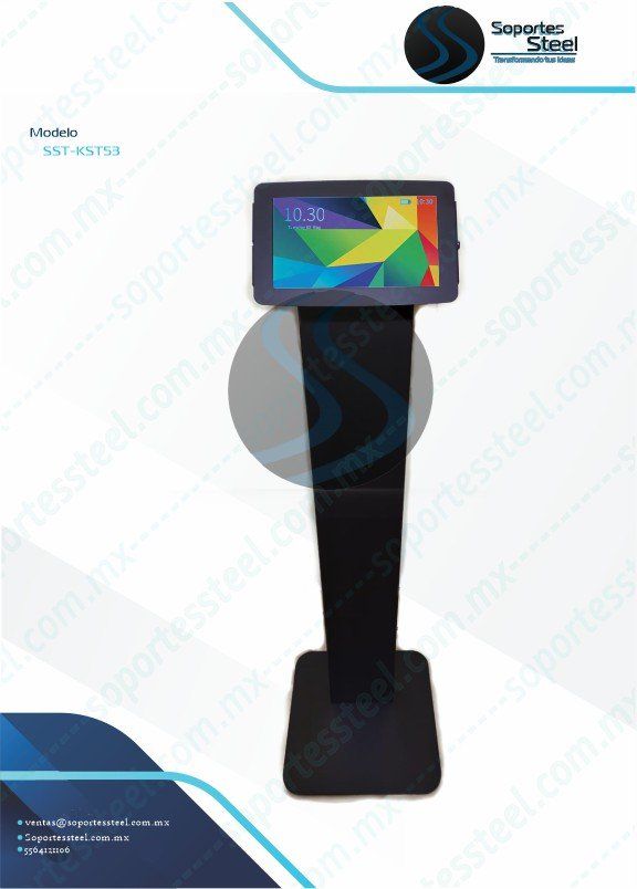 kiosco para tablet publicitario