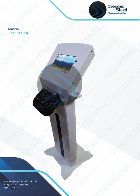 kiosco para tablet publicitario