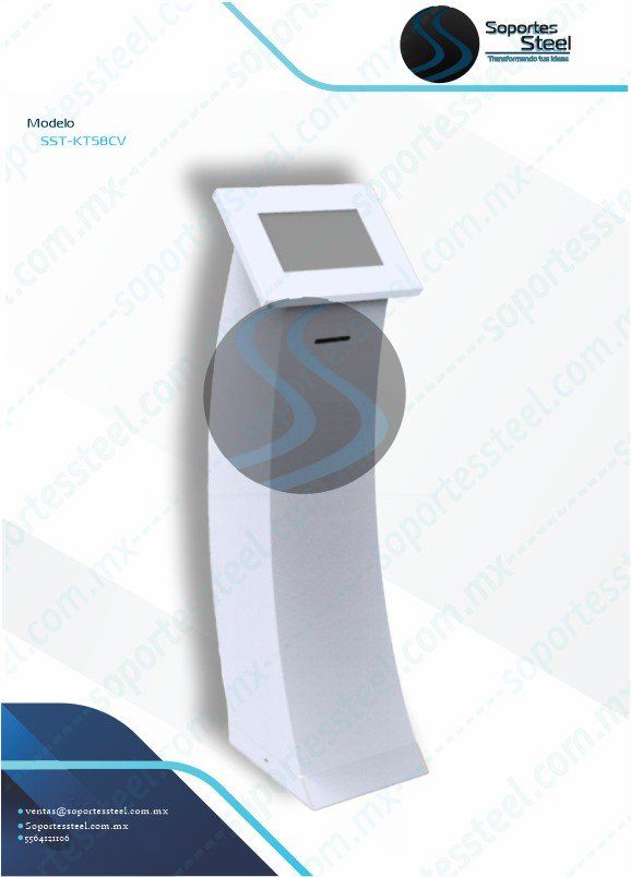 kiosco para tablet publicitario