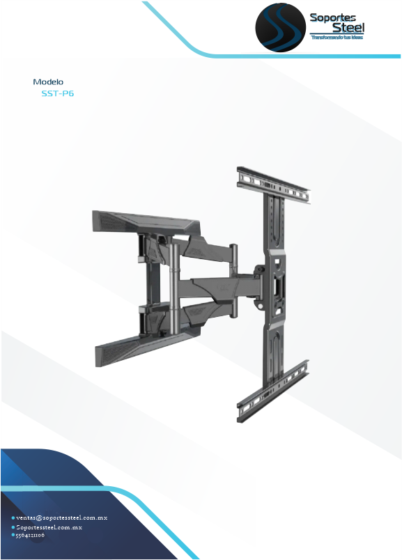 venta-de-soportes-para-pantallas-de-2-brazos-articulados-en-soportes-steel