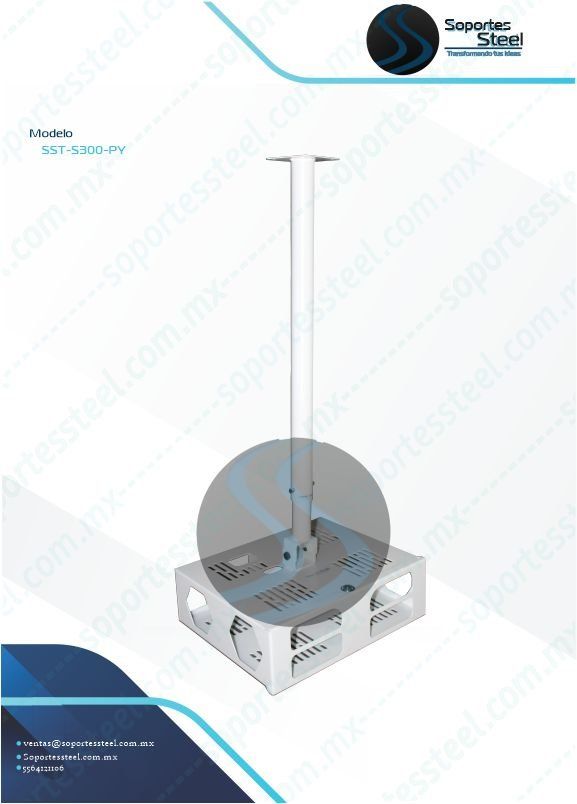 fabricacion de soportes para video proyector, soporte antirrobo para proyector, jaula de seguridad para proyector, caja antirrobo para video proyector, soporte telescopico para proyector, soporte ajustable de altura para proyector