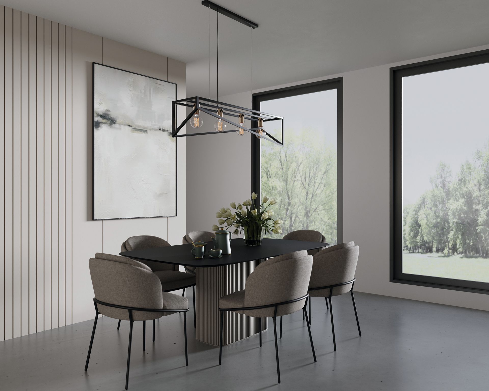 Wohnzimmermöbel, Sessel, Wandlampen, Vitrinen