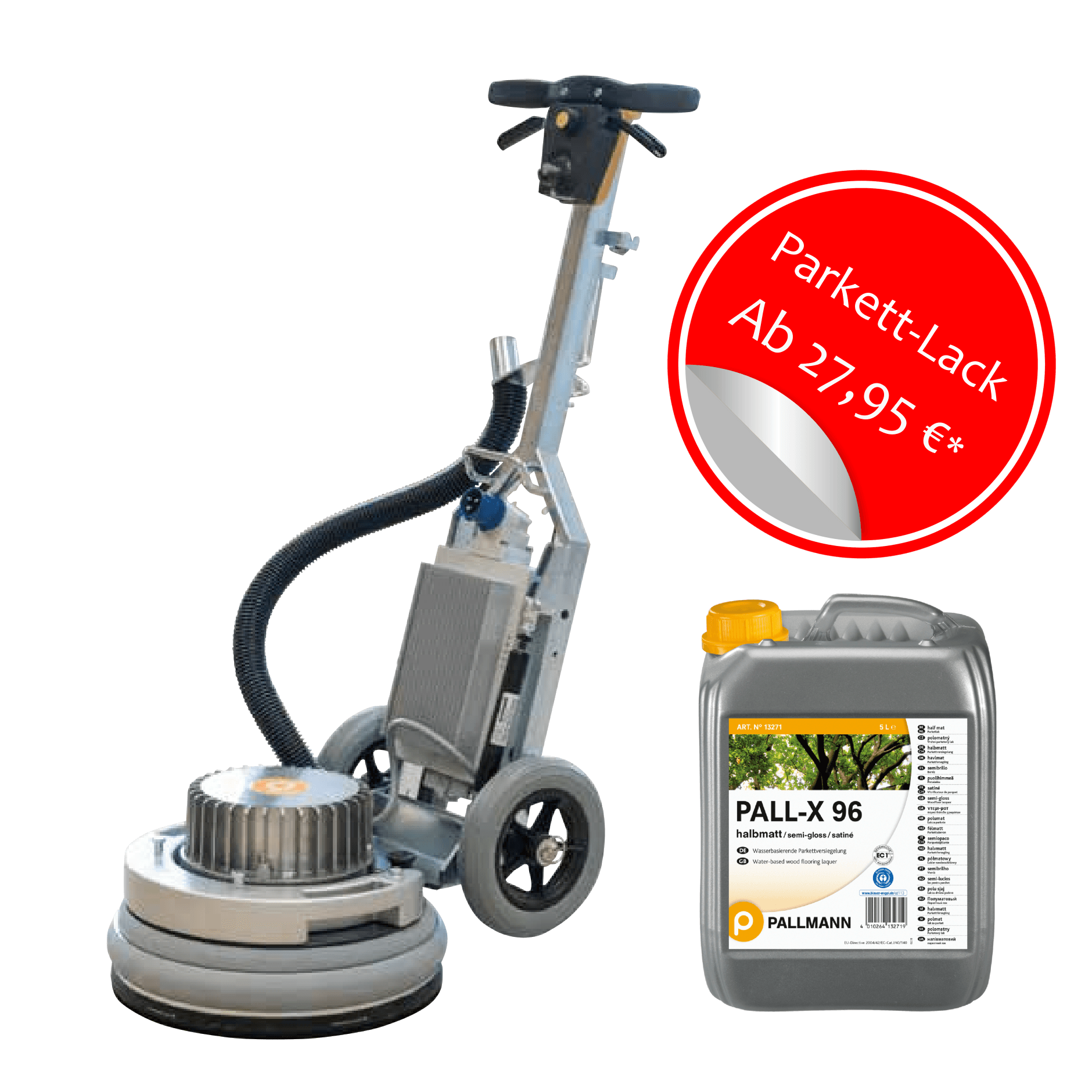 Parkett schleifen inkl. Standard Lack PALL-X 94 Parkett schleifen inkl. Standard Lack PALL-X 94