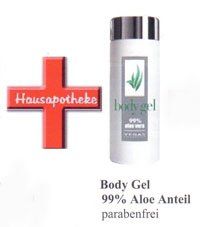 Körperpflege mit Aloe Vera - 99% Aloe Vera Body Gel 200ml