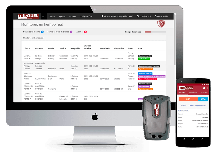 trisquel seguridad control rondas