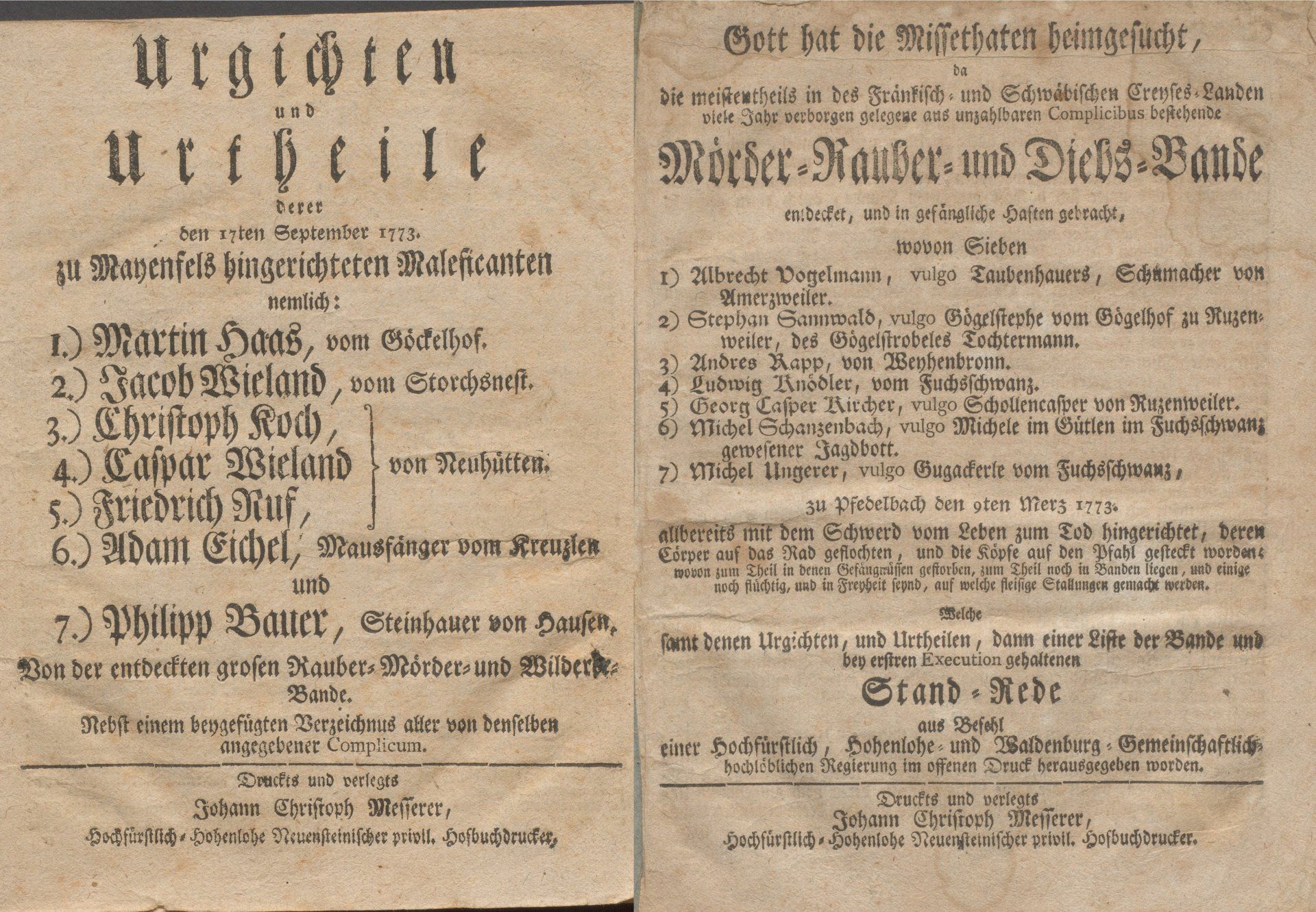 Urgichten und Urteile Urgichten und Urteile