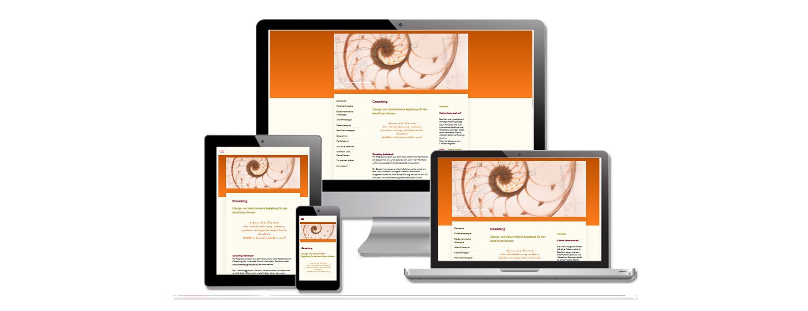 Website erstellt Praxis Therapie Karlsruhe