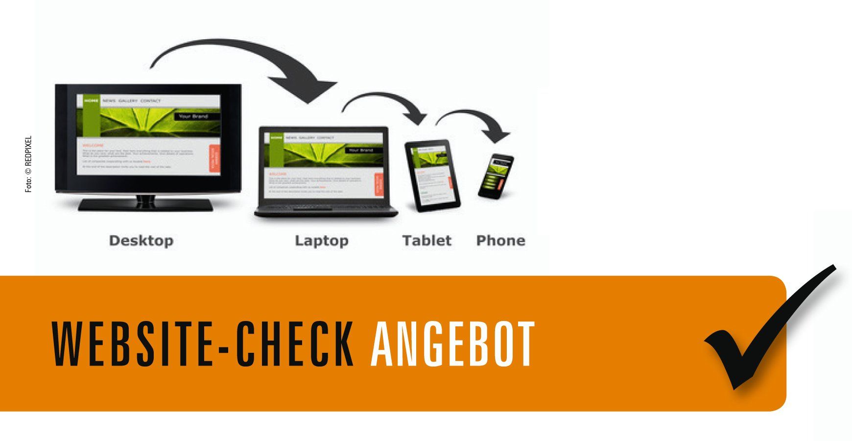 Für Website Check Angebot einholen